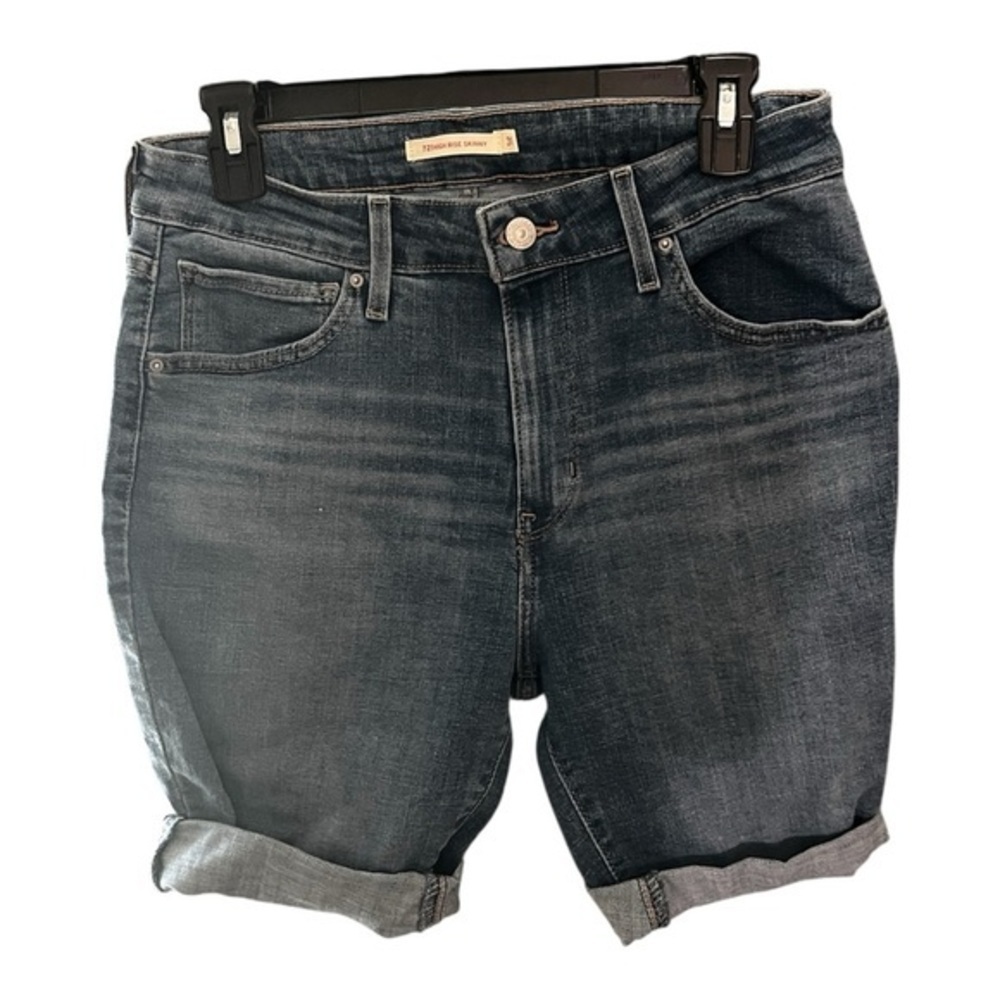 Levi's Women's Dark Blue Jean Shorts